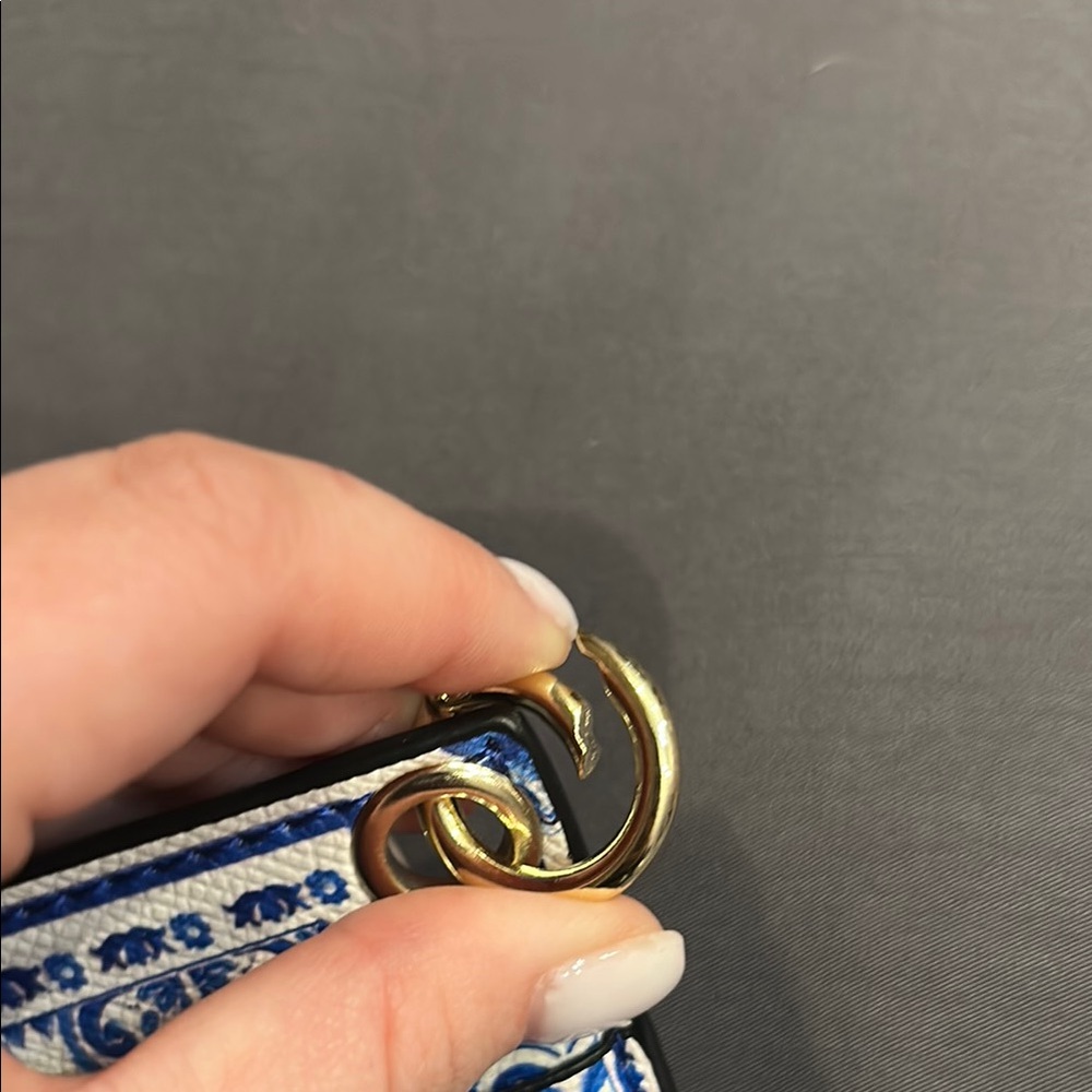 Brand New 2 Slot Blue Patterned Key & Card Holder - Picture 4 of 4